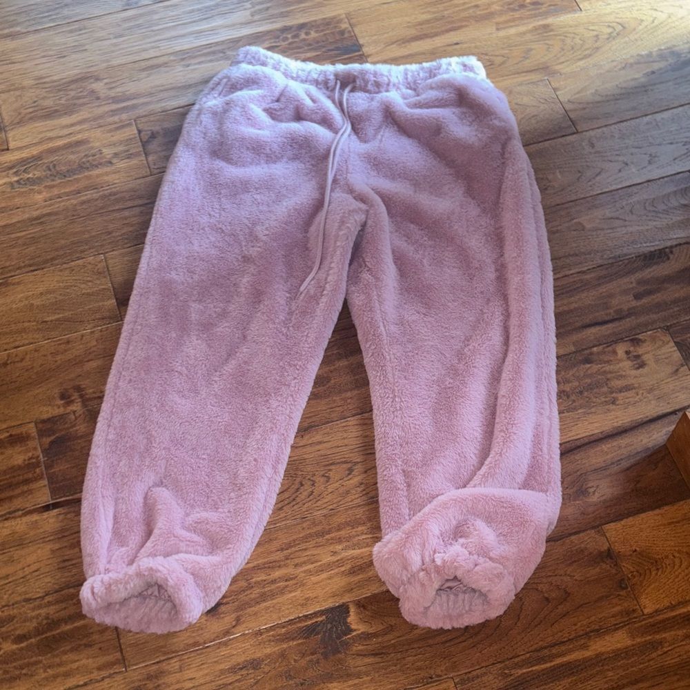 Cozy Pink Fleece Pants